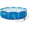 Каркасный бассейн BESTWAY STEEL PRO 305х76см, 4678л + фильтр-насос 1249 л/ч 56679 BW