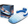 Надувной матрас-шезлонг BESTWAY INDIGO WAVE для плавания 191х97см (183х97х53,5см) до 90кг 43533 BW